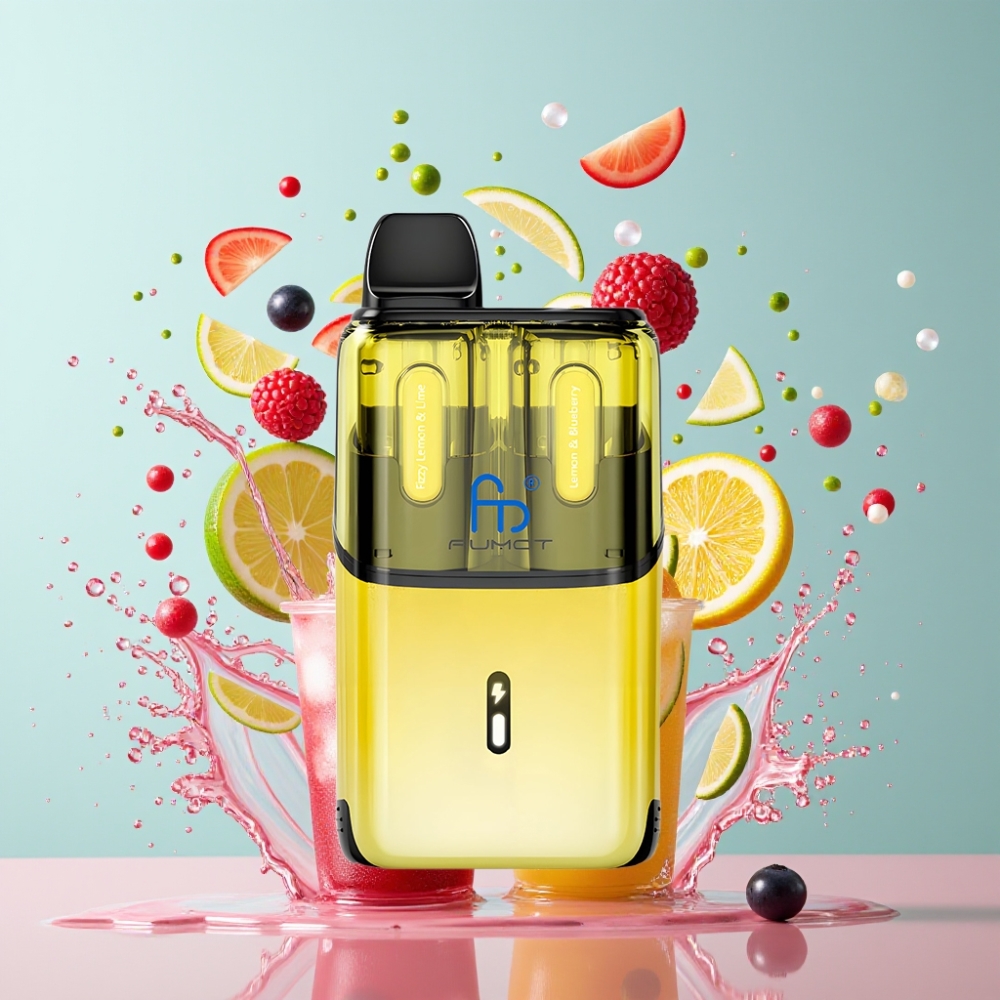 Fumot Ultra T32000 Italia ingrosso Sigaretta elettronica usa e getta Limone Frizzante & Mirtillo - 32000 puff, 24ml, 20mg, Type-C