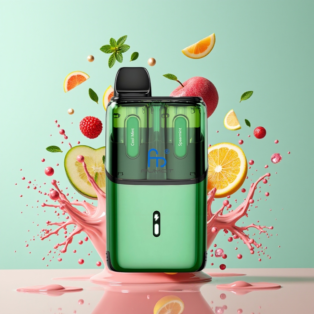 Fumot Ultra T32000 Sigaretta elettronica usa e getta Menta Fresca & Menta Verde Italia ingrosso 32000 Puff 24ml 800mAh
