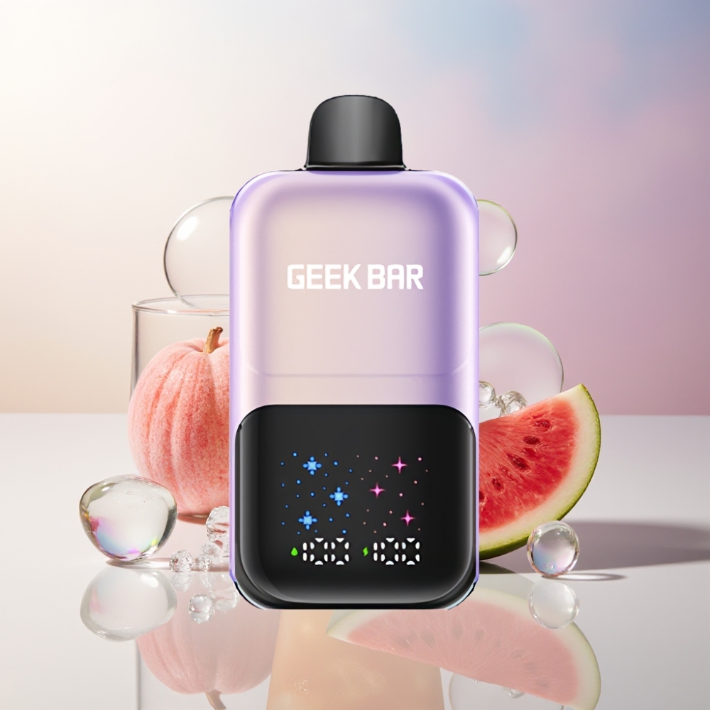 GEEKBAR 2GO Italia Ingrosso 20ml 50000 Puff Dual Tank Pesca Mango Anguria Ice