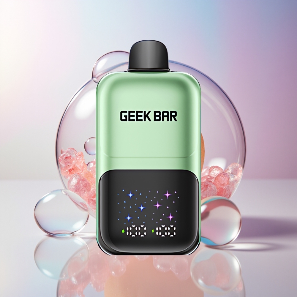 GEEKBAR 2GO Italia Ingrosso 20ml 50000 Puff Dual Tank con Gusti Agrodolci & Frutta Acida, Schermo Interattivo, Ricaricabile