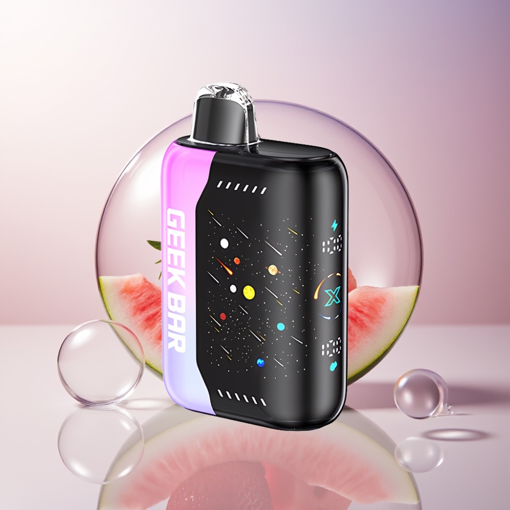 GEEKBAR Pulse X 42K Puffs Meteor Edition Fragola Anguria Italia ingrosso 820mAh Schermo Curvo 3D