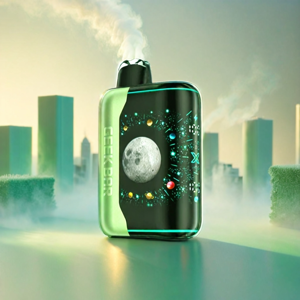 GEEK BAR Italia Ingrosso Pulse X Platinum Edition 25000 Puffs Miami Menta con Schermo 3D Curvo e Ricarica Rapida USB-C