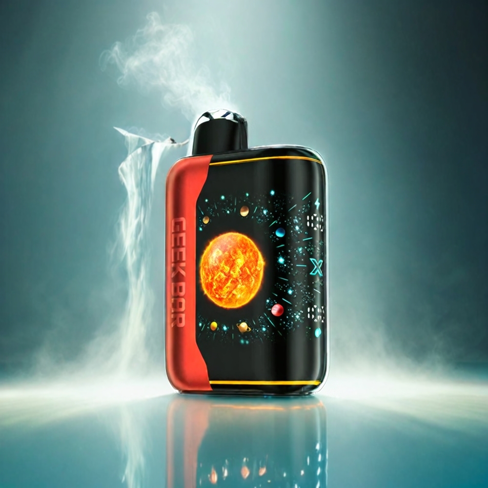 GEEK BAR Pulse X Platinum Edition Italia Ingrosso – 25000 Puffs, Schermo 3D Curvo, Ricarica Rapida USB-C, Bobina a doppia maglia, Ghiaccio Anguria, Nicotina 2%