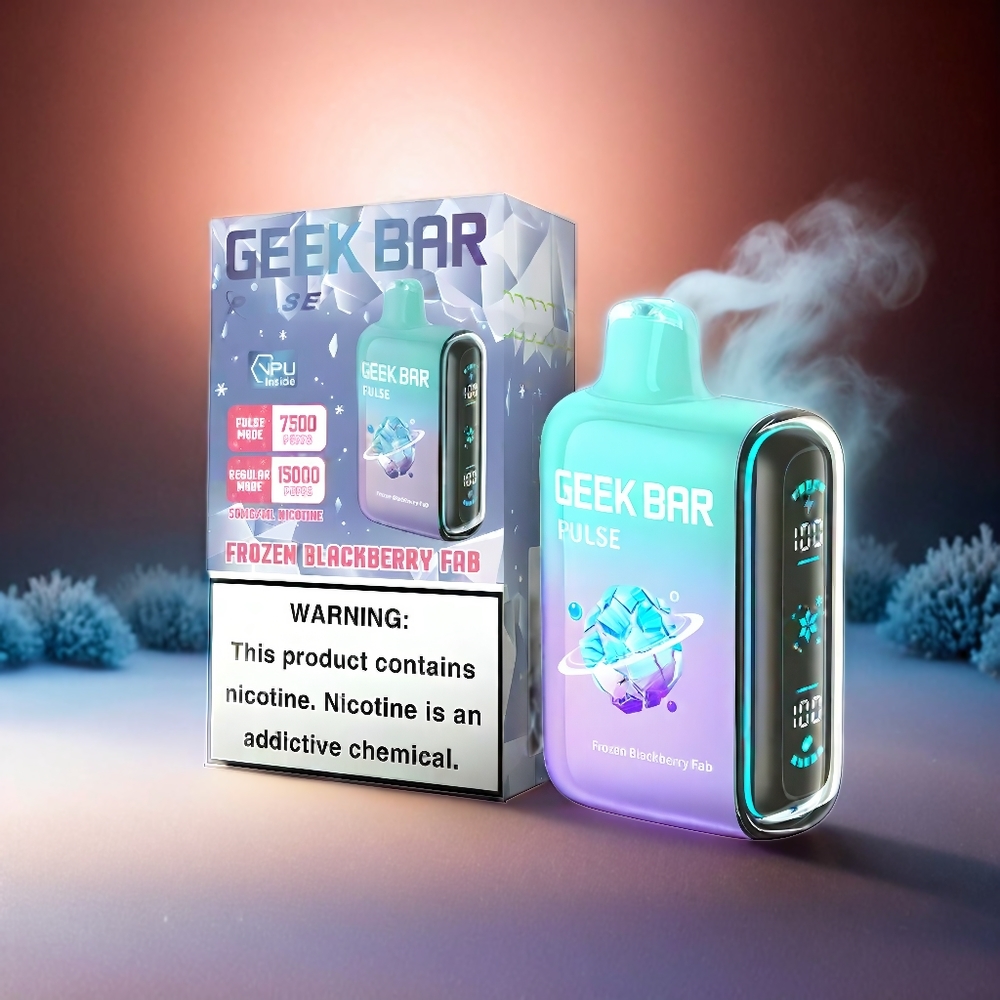 Geek Bar Pulse 15000 Puffs Italia Ingrosso con 16ML e Flusso d'Aria Regolabile - Edizione Frozen