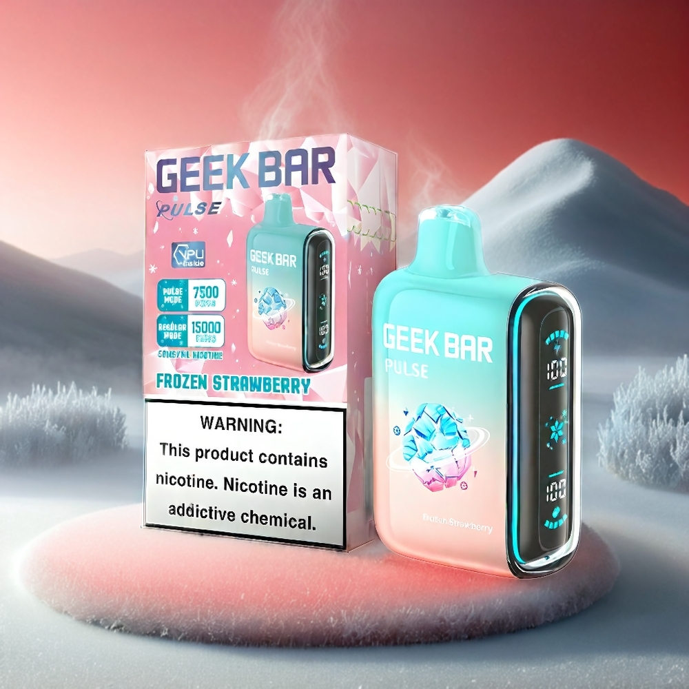 Geek Bar Pulse 15000 Puffs Italia Ingrosso con 16ML e Flusso d'Aria Regolabile - Edizione Frozen