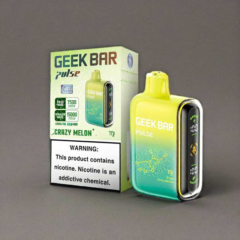 Geek Bar Pulse 15000 Puffs Zodiac Edition Italia Ingrosso – 16ML E-liquid, 5% Nicotine, 650 mAh Batteria, USB Type-C