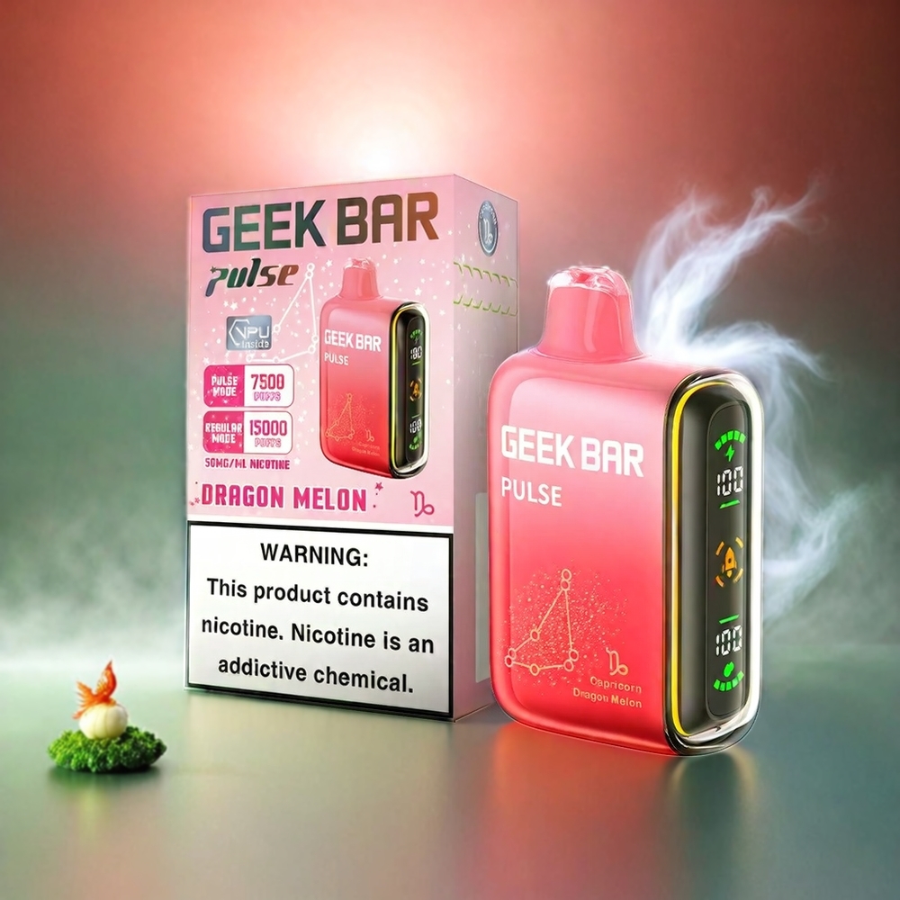 Geek Bar Pulse 15000 Puffs Zodiac Edition Italia Ingrosso – 16ML E-liquid, 5% Nicotine, 650 mAh Batteria, USB Type-C