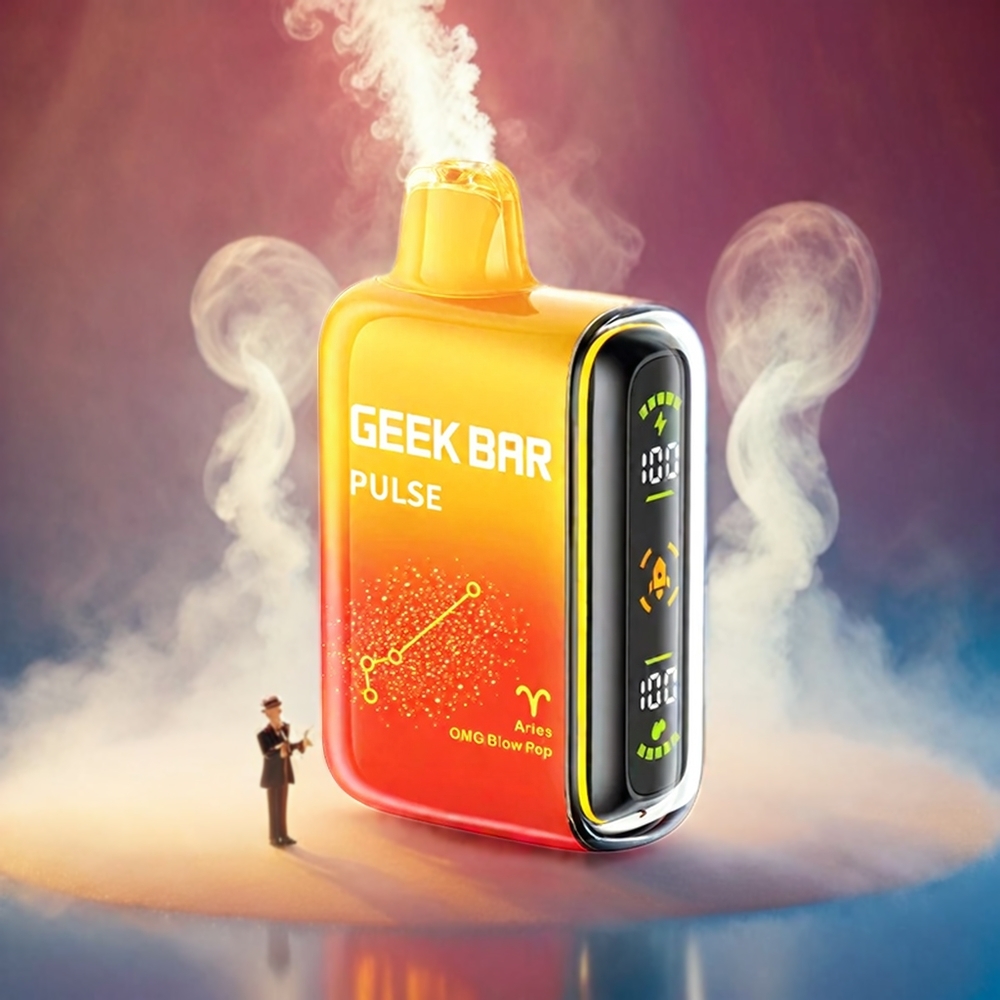 Geek Bar Pulse 15000 Puffs Zodiac Edition Italia Ingrosso – 16ML E-liquid, 5% Nicotine, 650 mAh Batteria, USB Type-C