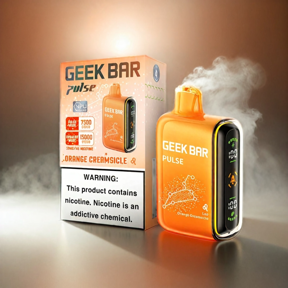 Geek Bar Pulse 15000 Puffs Zodiac Edition Italia Ingrosso – 16ML E-liquid, 5% Nicotine, 650 mAh Batteria, USB Type-C