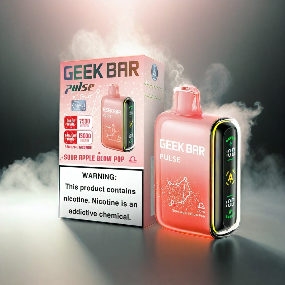 Geek Bar Pulse 15000 Puffs Zodiac Edition Italia Ingrosso – 16ML E-liquid, 5% Nicotine, 650 mAh Batteria, USB Type-C