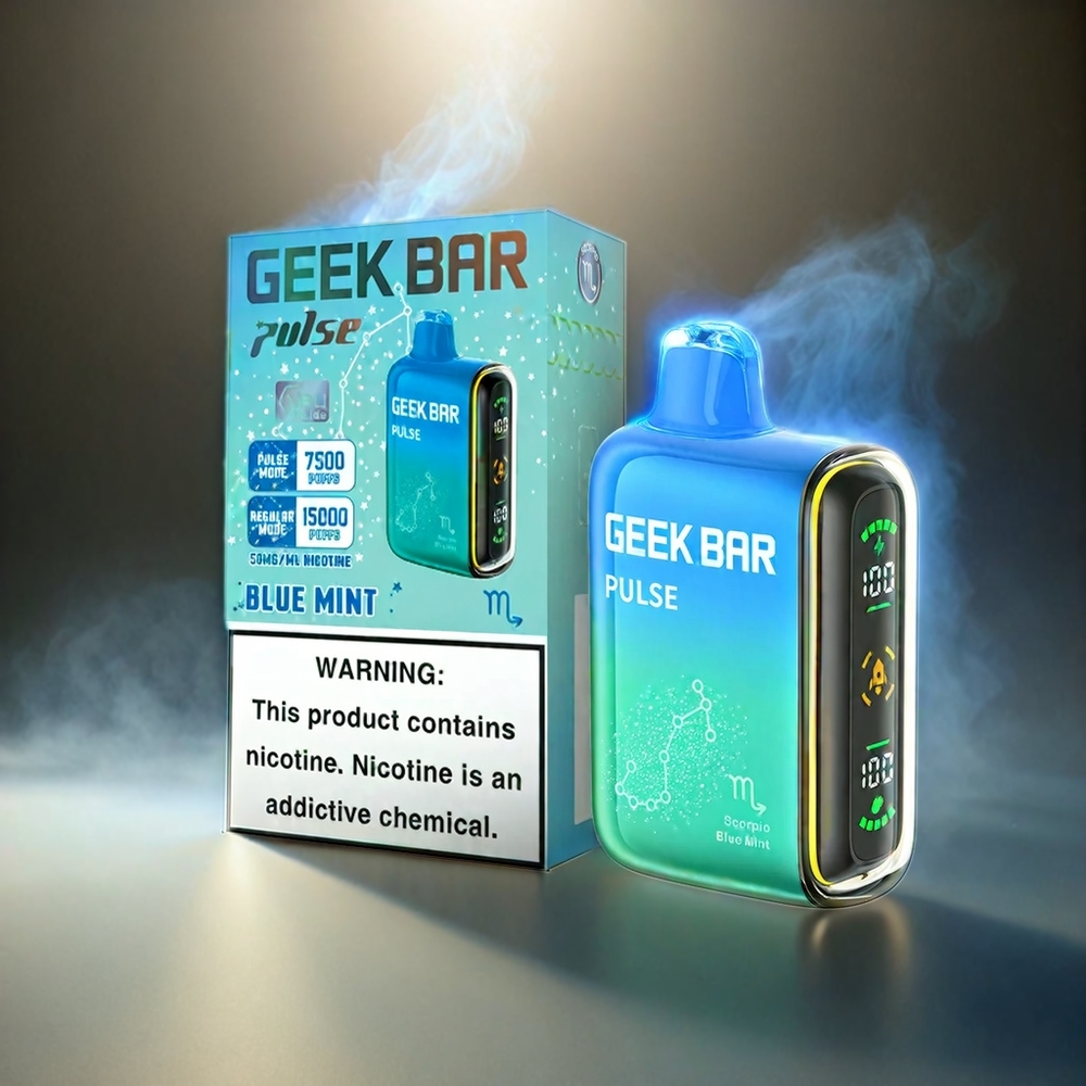 Geek Bar Pulse 15000 Puffs Zodiac Edition Italia Ingrosso – 16ML E-liquid, 5% Nicotine, 650 mAh Batteria, USB Type-C