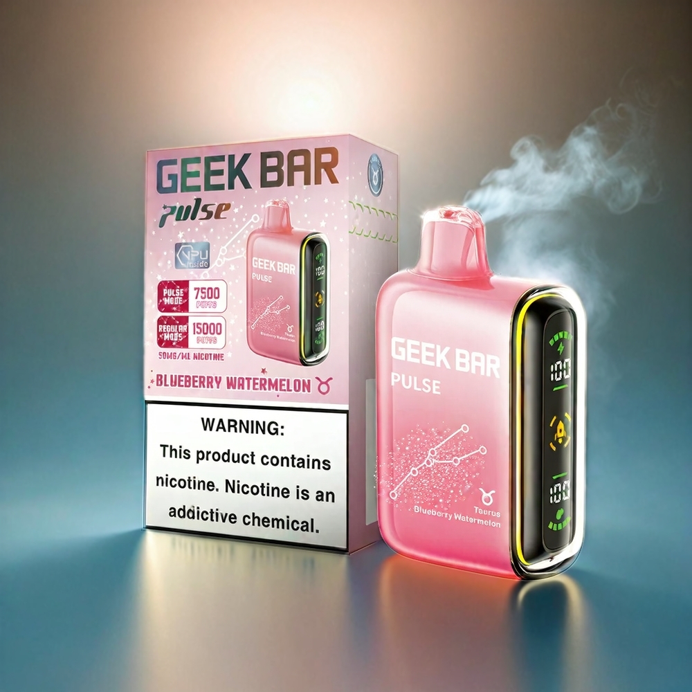 Geek Bar Pulse 15000 Puffs Zodiac Edition Italia Ingrosso – 16ML E-liquid, 5% Nicotine, 650 mAh Batteria, USB Type-C