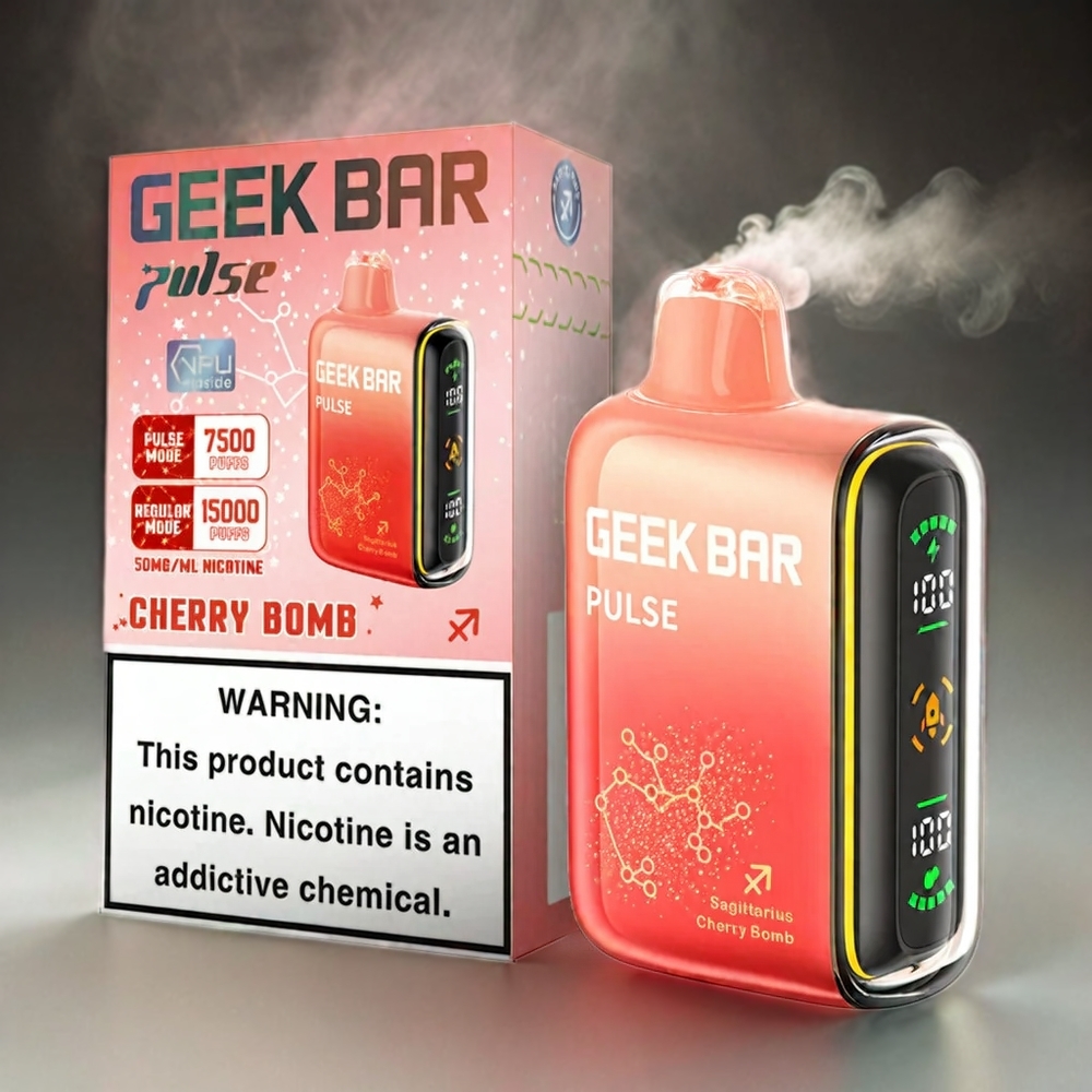 Geek Bar Pulse 15000 Puffs Zodiac Edition Italia Ingrosso – 16ML E-liquid, 5% Nicotine, 650 mAh Batteria, USB Type-C