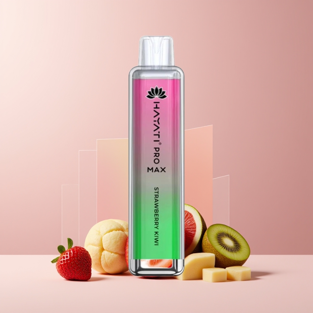 Hayati Pro Max 4000 Puff Italia Ingrosso Disposable Vape Fragola Kiwi 2ml/10ml 1400mAh Ricaricabile