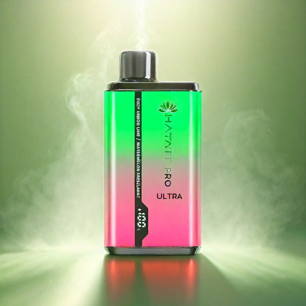 Hayati Pro Ultra Italia Ingrosso 15000 Puffs Fizzy Lemon & Lime Watermelon Fresh Mint con Batteria 850mAh e Liquido 2 12ml 2% Nicotina