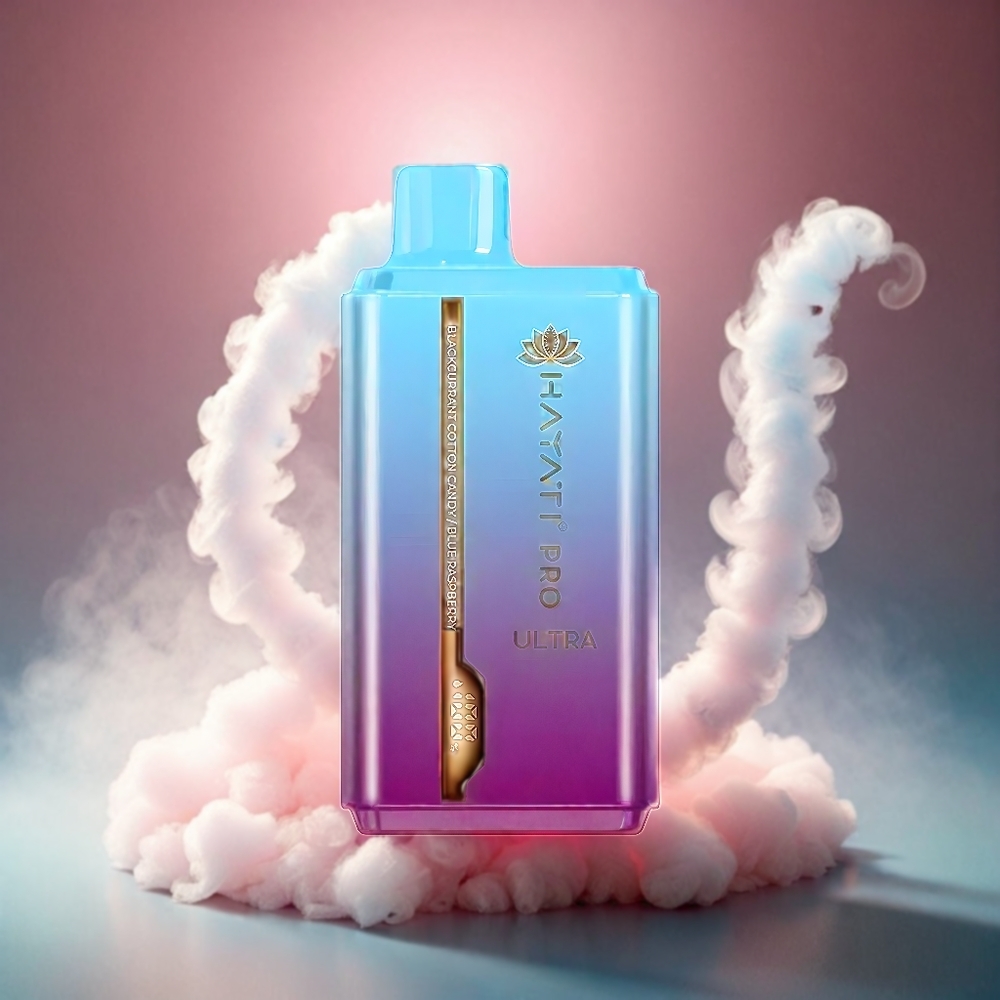 Italia Ingrosso Hayati Pro Ultra 15000 Puffs E-Cig Blackcurrant (Ribes Nero) Cotton Candy (Zucchero Filato) Blue Raspberry (Lampone Blu) - 850mAh, 2 12ml, 2% Nicotina, 49 Gusti