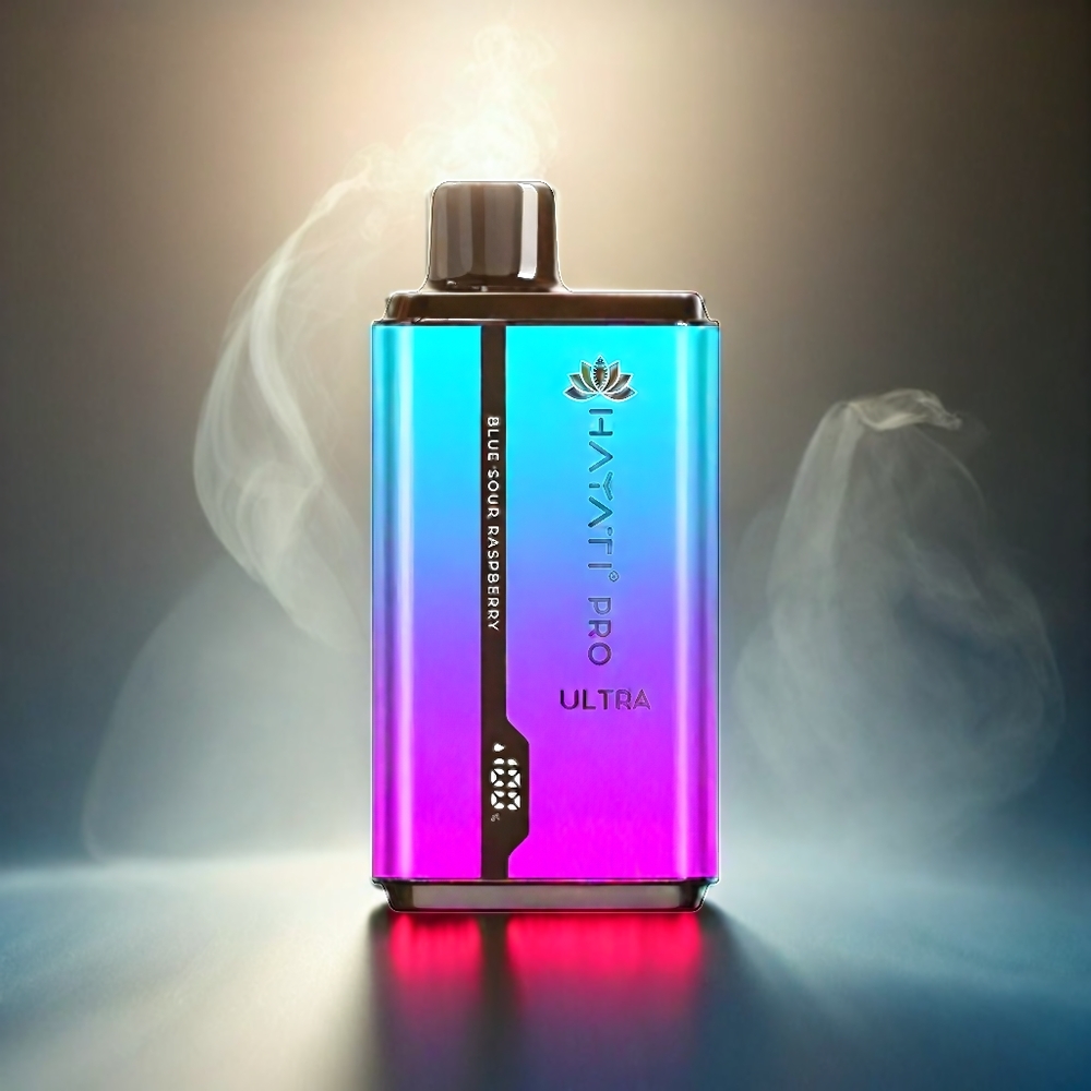 Italia Ingrosso Hayati Pro Ultra 15000 Puffs E-Cig Blu Lampone Aspro con 850mAh Batteria e 2 12ml Liquido