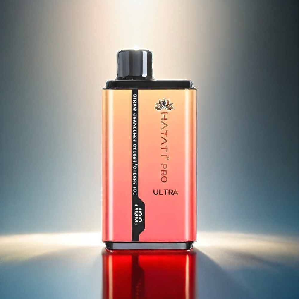 Italia Ingrosso Hayati Pro Ultra 15000 Puffs Fragola Mirtillo Rosso Ciliegia Ghiaccio - 850mAh Batteria, 2 12ml E-Liquid, 2% Nicotina