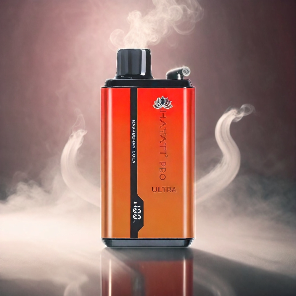 Italia Ingrosso Hayati Pro Ultra 15000 Puffs Lampone Cola E-Cig 850mAh 24ml