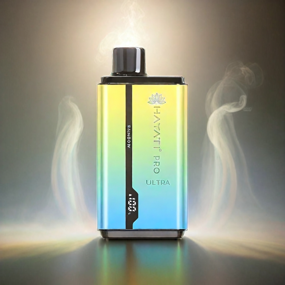 Italia Ingrosso Hayati Pro Ultra 15000 Puffs Rainbow Vape 2% Nicotina con 850mAh Batteria e 24ml Capacità E-Liquido