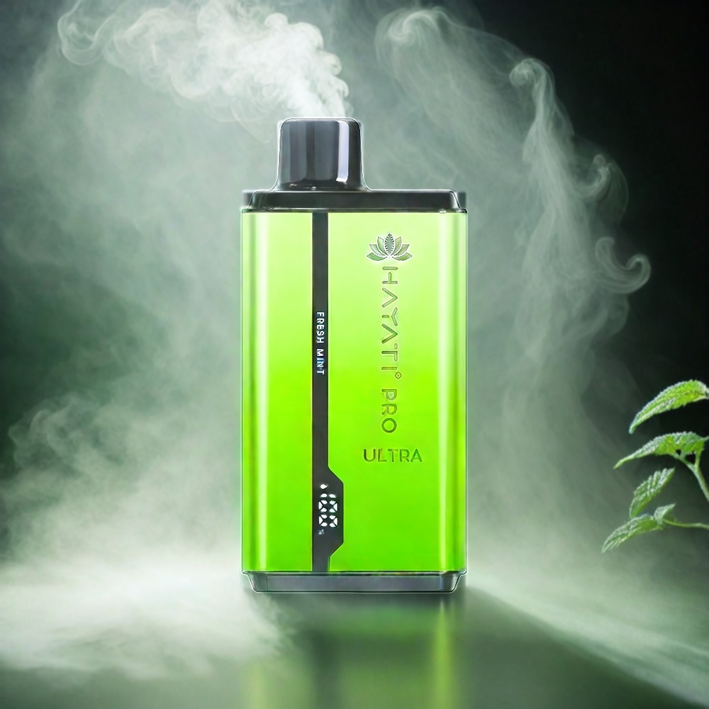 Italia Ingrosso Hayati Pro Ultra 15000 Puffs Ricarica Elettronica Menta Fresca con 850mAh Batteria e 24ml E-Liquido