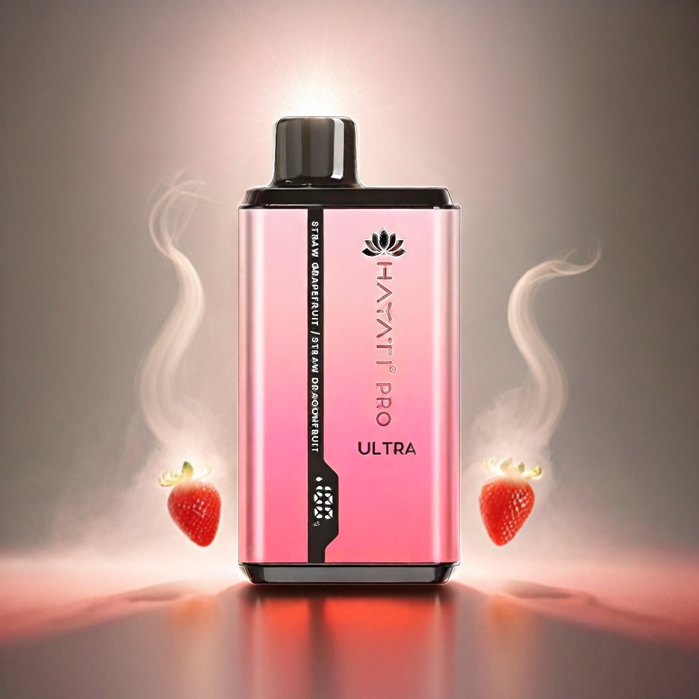 Italia Ingrosso Hayati Pro Ultra 15000 Puffs Sigaretta Elettronica con Sapori di Fragola Pompelmo e Fragola Dragonfruit, Batteria 850mAh, Capacità E-Liquido 2 12ml, Nicotina 2%