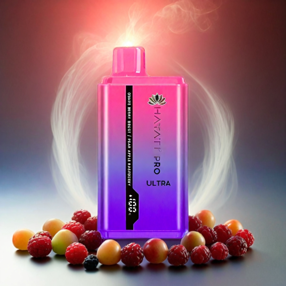 Italia Ingrosso Hayati Pro Ultra 15000 Puffs Vape Esplosione di Uva Frutti di Bosco Pera Mela Lampone con Batteria 850mAh e Liquido 2 12ml