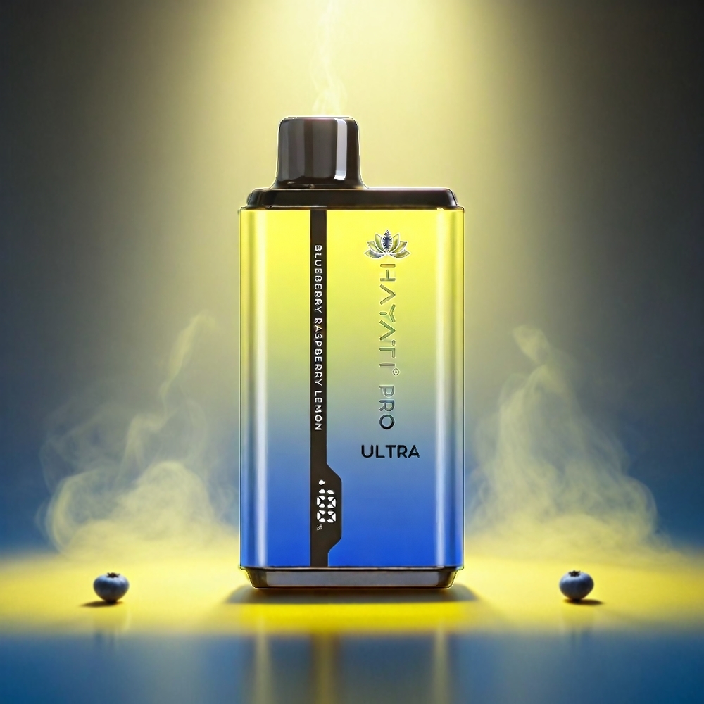 Italia Ingrosso Hayati Pro Ultra 15000 Puffs Vape Mirtillo Lampone Limone con Batteria 850mAh e 2 12ml Liquido