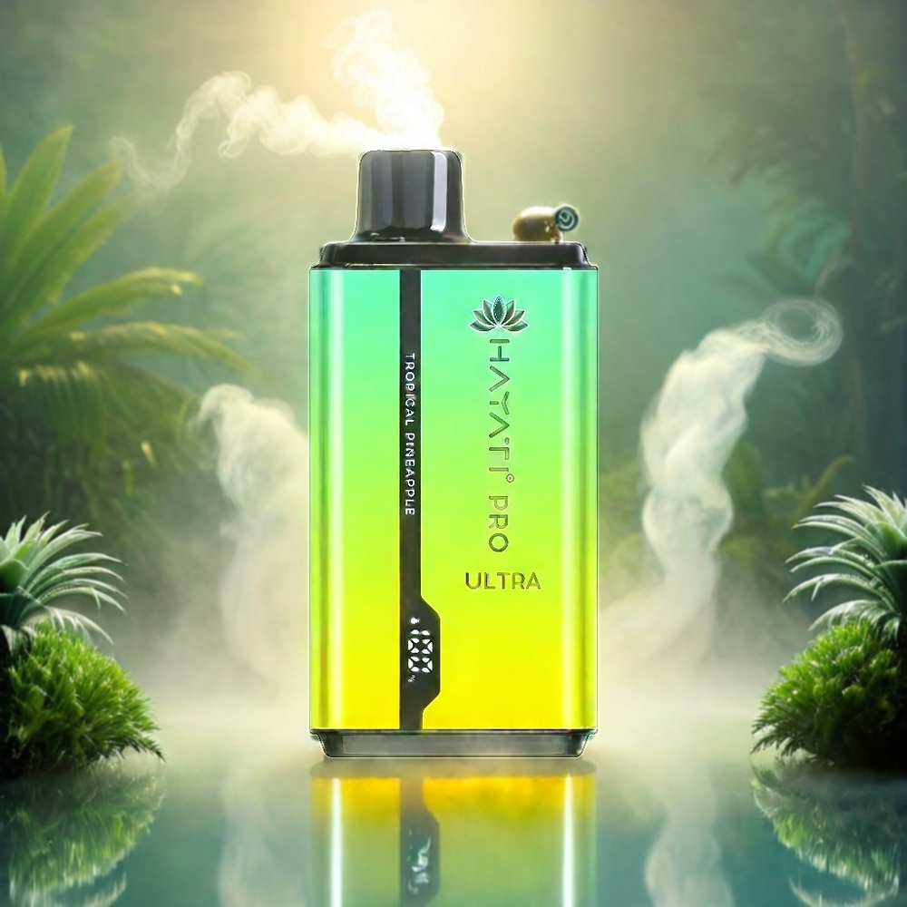 Italia Ingrosso Hayati Pro Ultra 15000 Tiri Vape Ananas Tropicale con Batteria 850mAh e 24ml di Liquido