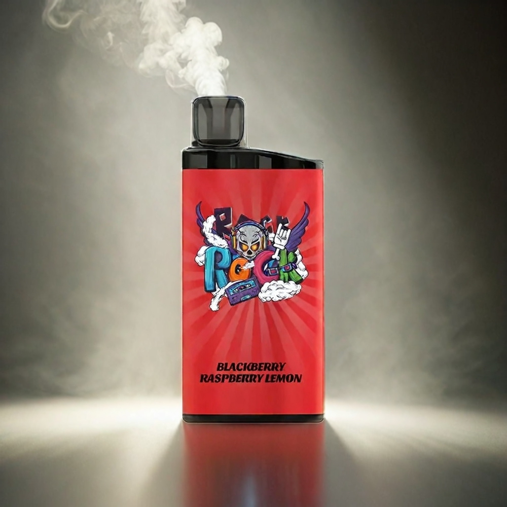 Iget Bar 3500 Puffs Italia Ingrosso - Blackberry Lampone Limone, 1400 mAh, 1.2 Ohm Mesh Coil, PC+ALU, 41.3x21.3x94.5mm