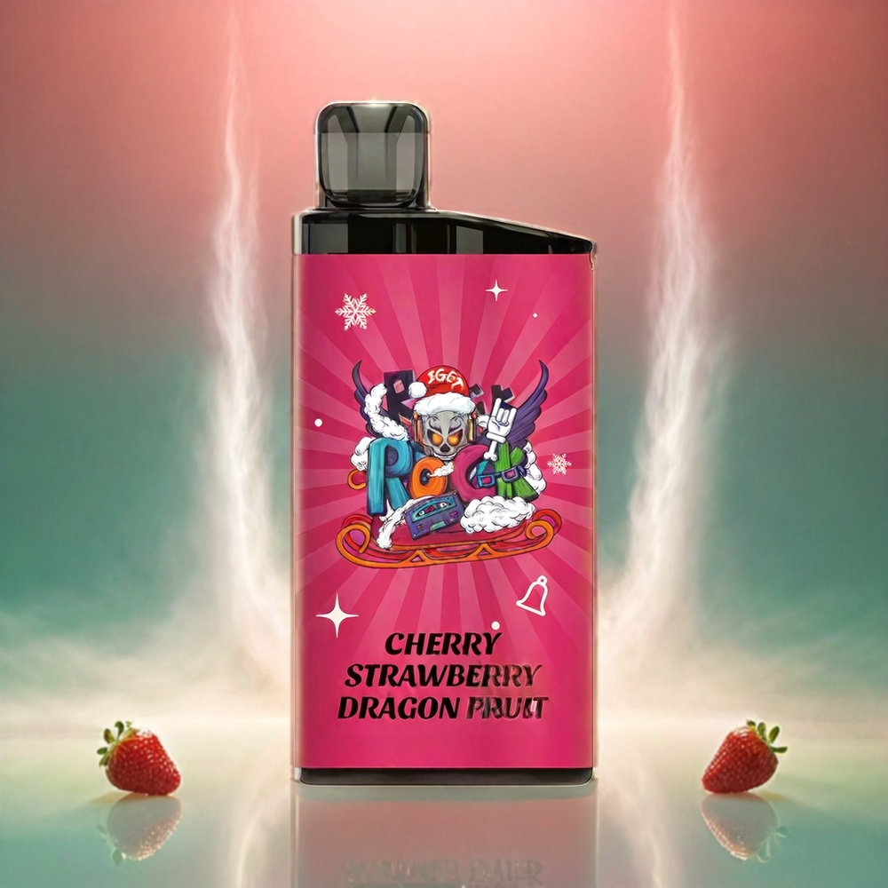 Italia Ingrosso Iget Bar 3500 Puffs Ciliegia Fragola Frutto del Drago con Batteria 1400 mAh e Coil Mesh 1.2 Ohm