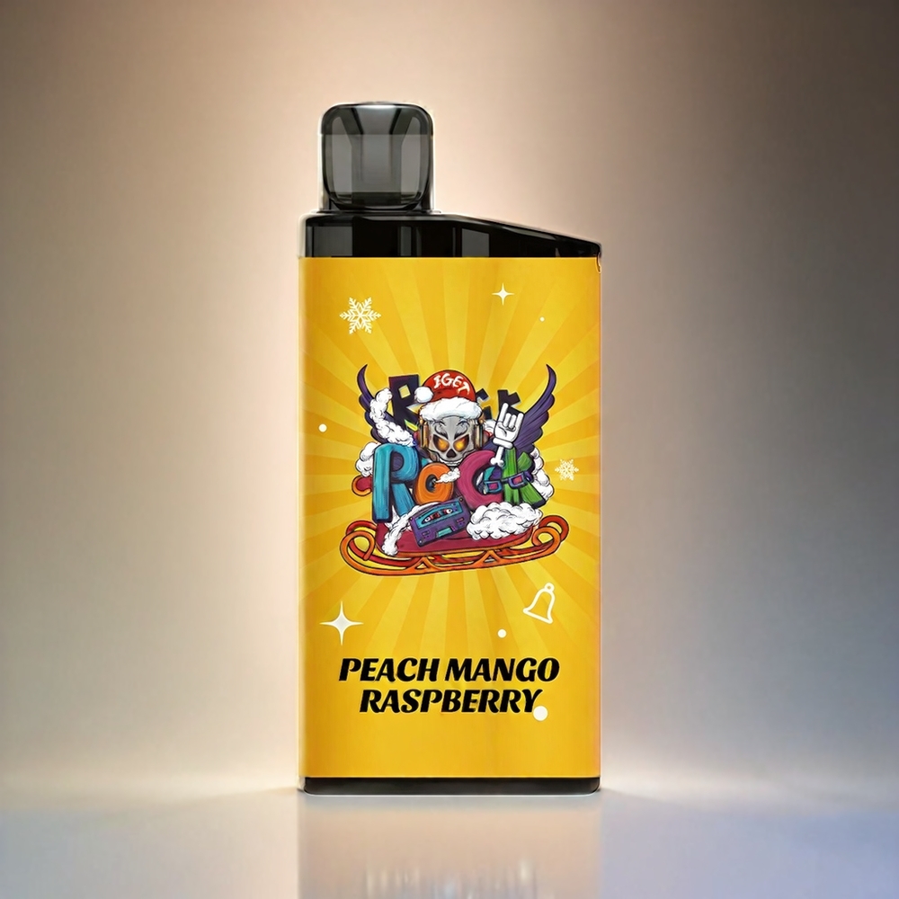 Italia Ingrosso Iget Bar 3500 Puffs Vape Pesca Mango Lampone con Batteria 1400 mAh