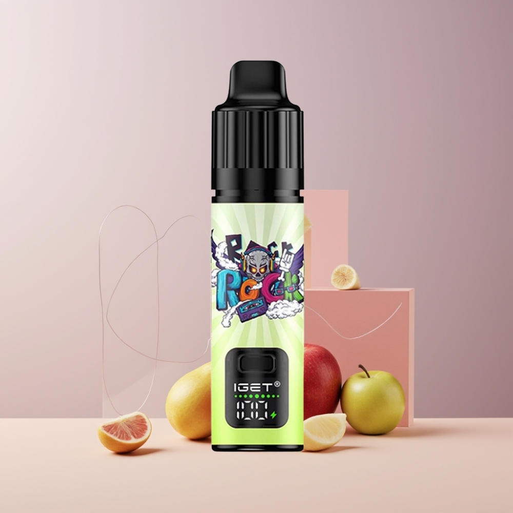 IGET BAR PLUS S3 POD 10000 Puff Italia ingrosso Disposable Vape Mela Doppia 18ml 5% Nicotina
