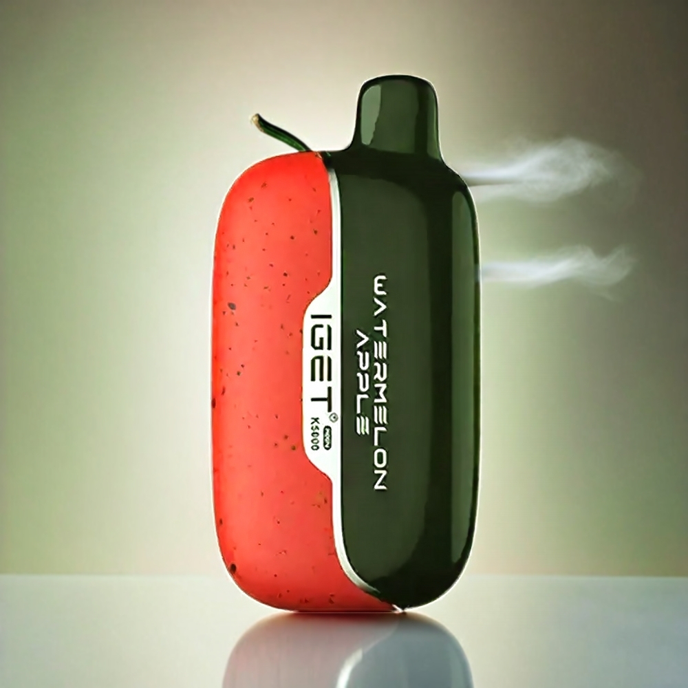 Iget Moon K5000 Puffs Vape Anguria Mela con Mesh Coil 1.35 Ohm - Italia Ingrosso 5000 Puffs