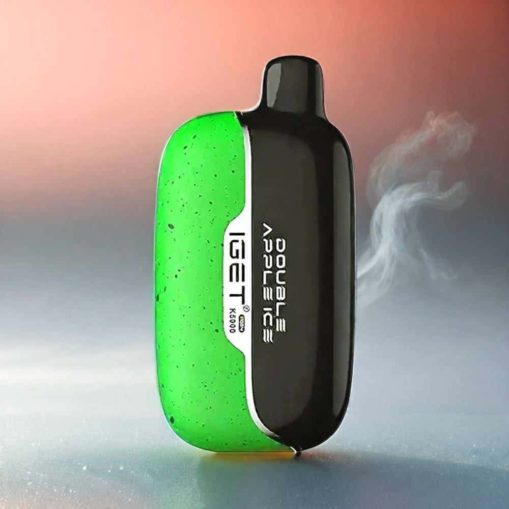Iget Moon K5000 Puffs Vape Italia Ingrosso - Mela Doppia Ghiaccio (5000 Puffs, 81.5 g, Mesh Coil 1.35 Ohm)