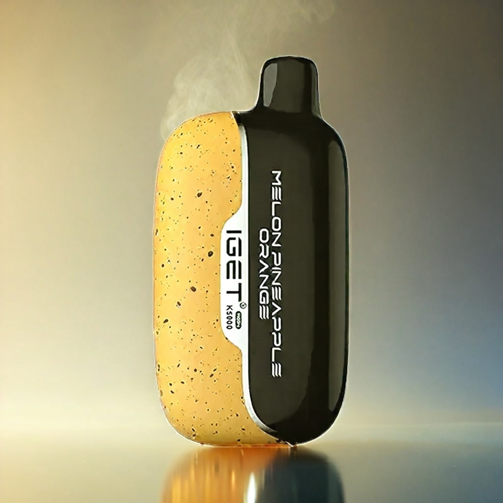 Iget Moon K5000 Puffs Vape Melone Ananas Arancia con Mesh Coil 1.35 Ohm - Italia Ingrosso - 81.5 g, 49.5x25.3x99.4 mm