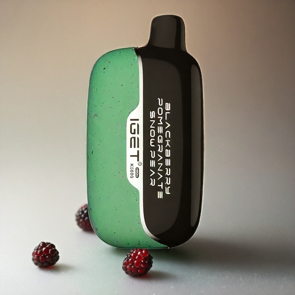 Iget Moon K5000 Puffs Vape Mirtillo Melograno Pera Glaciale Italia Ingrosso – 5000 Puffs, 81.5g, Mesh Coil 1.35 Ohm