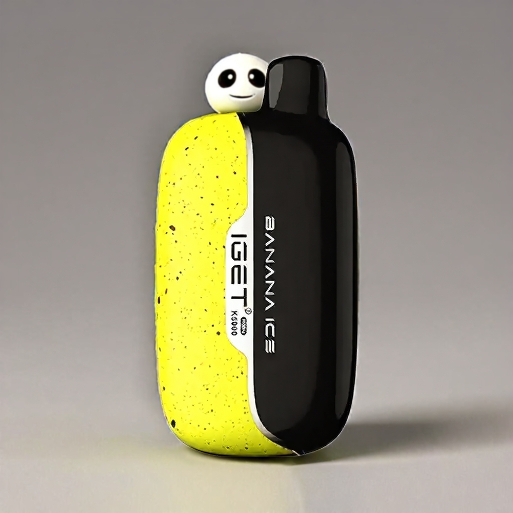 Italia Ingrosso Iget Moon K5000 Puffs Vape Banana Ice - 5000 Puffs, Mesh Coil 1.35 Ohm, PC Material