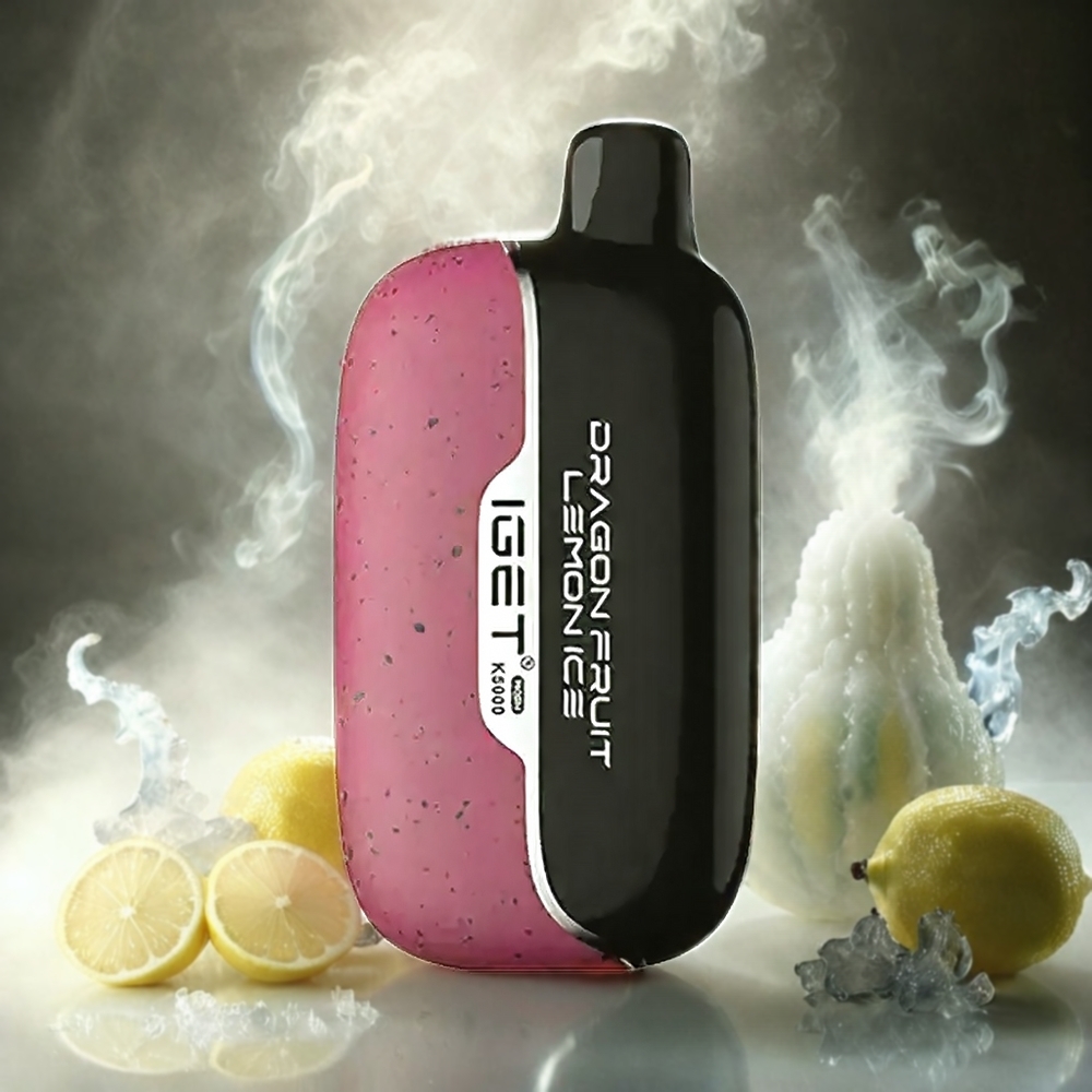 Italia Ingrosso Iget Moon K5000 Puffs Vape Frutto del Drago Limone Ghiaccio - 5000 Puffs, Mesh Coil 1.35 Ohm