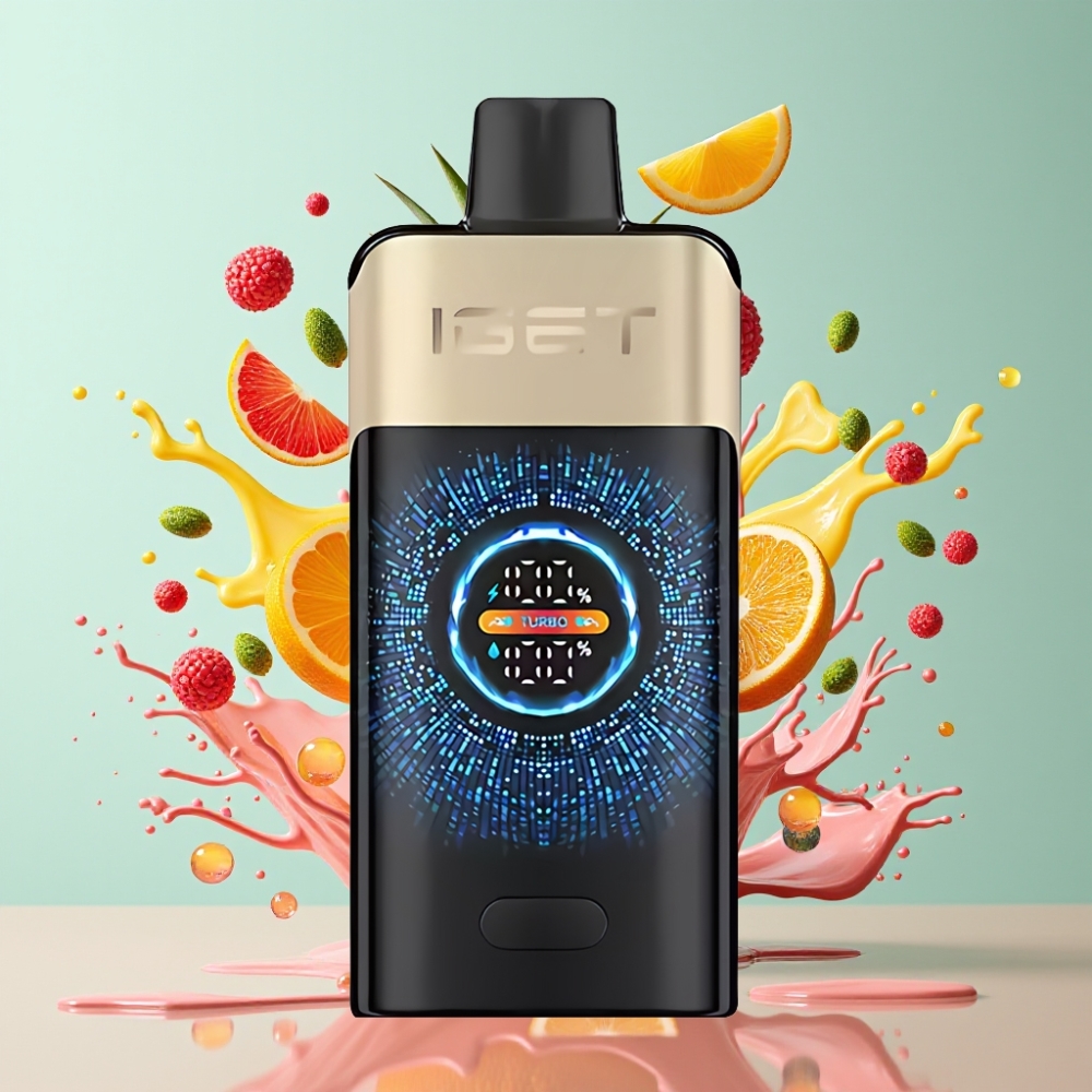 IGET ONE 12000 Puff Italia Ingrosso Sigaretta elettronica usa e getta Arancia Tropicale Monster, 2700mAh, Schermo Curvo