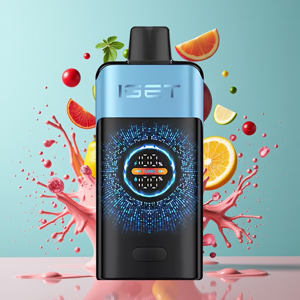 IGET ONE 12000 Puff Italia Ingrosso Sigaretta elettronica usa e getta Blu Mostro, 2700 mAh, Schermo Curvo Grande