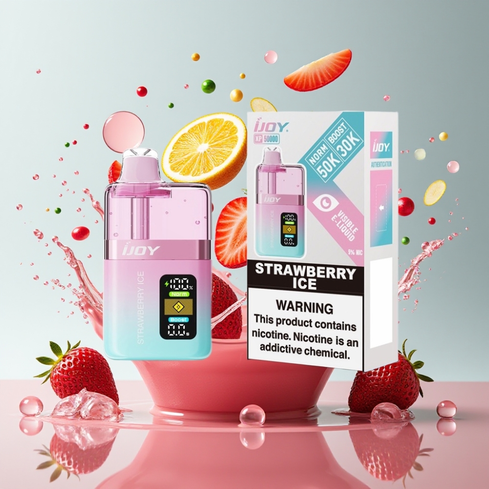 IJOY XP50000 Sigaretta elettronica usa e getta Fragola Ghiaccio Italia ingrosso 50000 Puff 50mg/ml 1000mAh