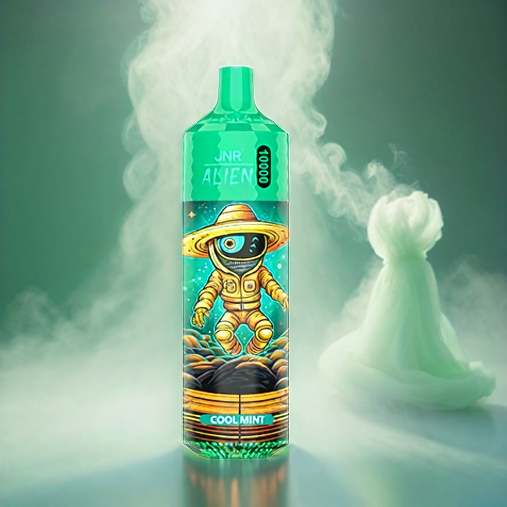 Italia Ingrosso JNR Alien 10000 Puffs A Menta Fresca - 850mAh, 20ml, Tipo-C