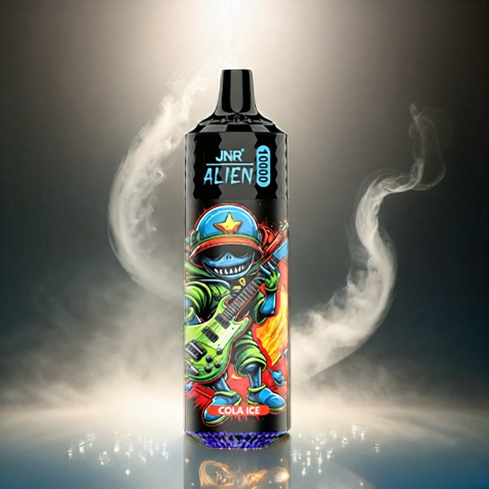 Italia Ingrosso JNR Alien 10000 Puffs Cola Ghiaccio con Batteria 850mAh, LED RGB e Ricarica Type-C