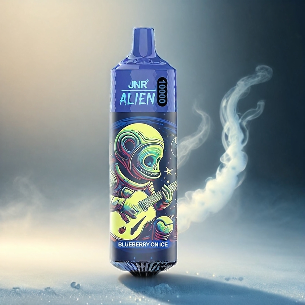 Italia Ingrosso Jnr Alien 10000 Puffs Blueberry On Ice - 850mAh, 20ml E-liquid, RGB LED