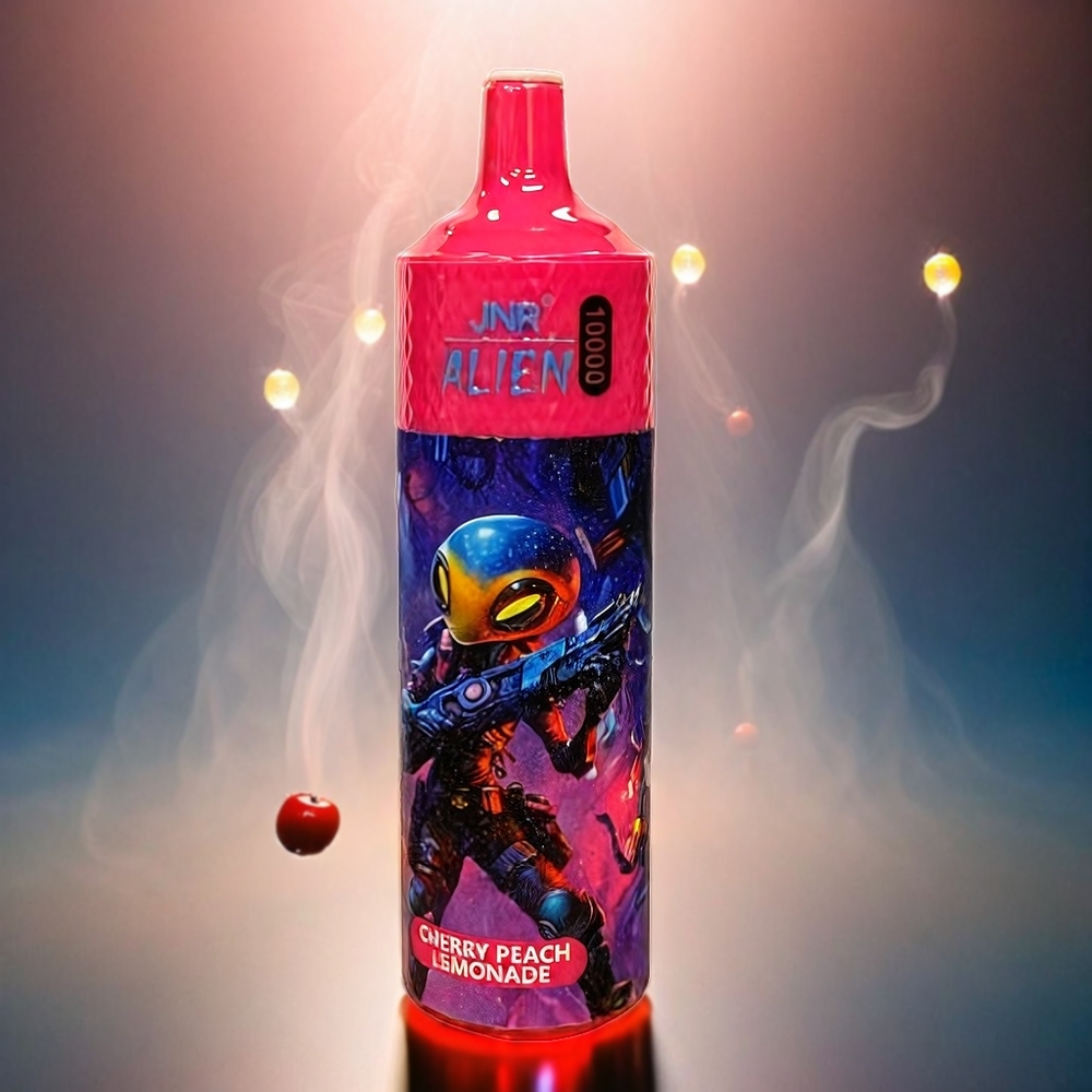 Italia Ingrosso Jnr Alien 10000 Puffs Ciliegia Pesca Lemonade con 850mAh Batteria e Luci LED RGB