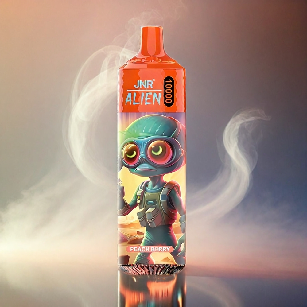 Italia Ingrosso Jnr Alien 10000 Puffs Pesca e Frutti di Bosco - 850mAh, 20ml, Tipo-C, RGB LED