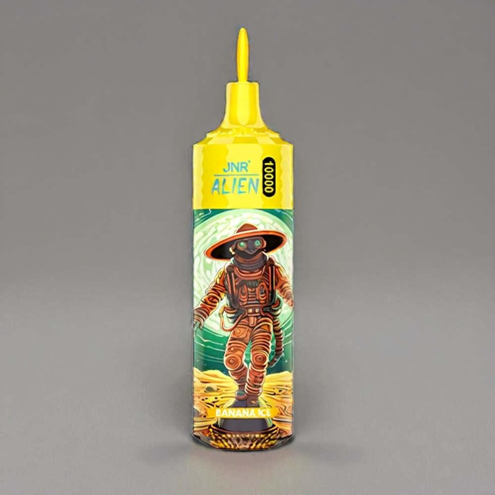 Italia Ingrosso Jnr Alien 10000 Puffs Vape Banana Ice - 850mAh Batteria, 1.2 Ohm Mesh, 20ml E-liquid, RGB LED
