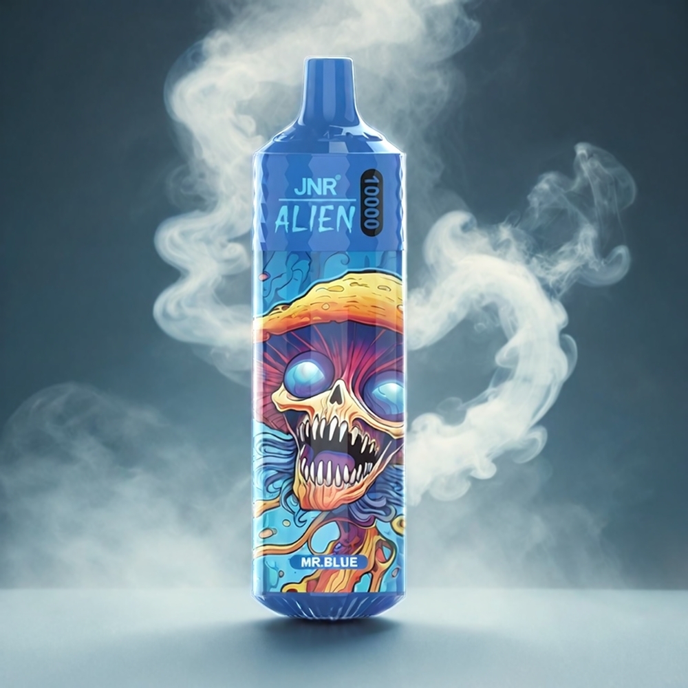 Italia Ingrosso Jnr Alien 10000 Puffs Vape Sig. Blu con Batteria 850mAh e Ricarica Type-C