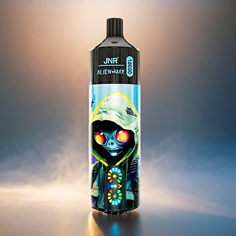 Italia Ingrosso JNR Alien Max 18000 Puffs Display LED Intelligente Doppia Bobina Mesh Blu Mirtillo Lampone 28ml Ricarica Type-C